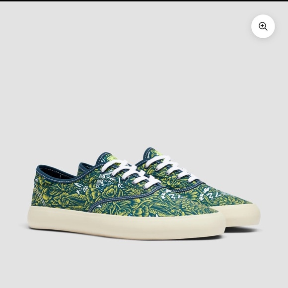 Element Passiph Floral Snake Rabbit trunk Patterned Sneakers with White Laces - Picture 1 of 11